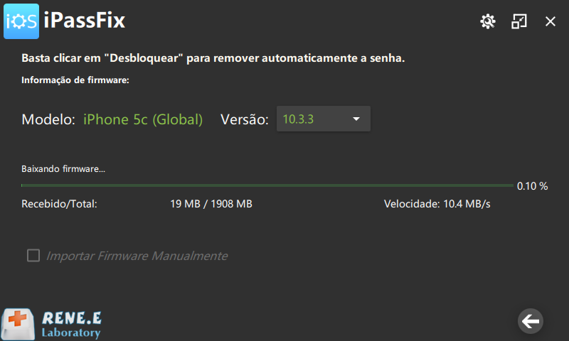 Baixando firmware