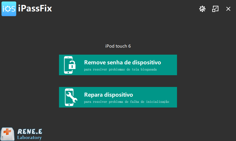 dispositivo de correção-Renee iPassFix