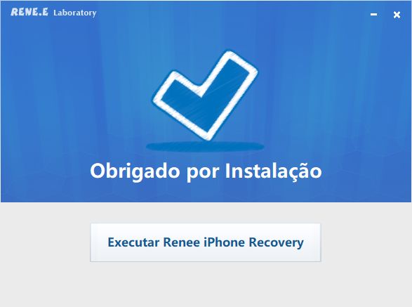 instalar iphone recovery com sucesso