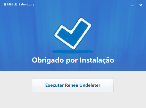 instale renee undeleter com sucesso