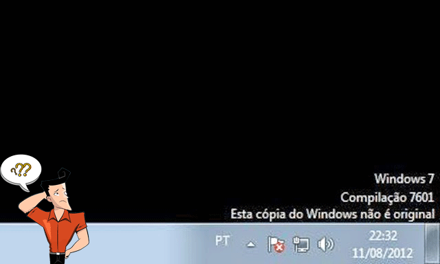 O Windows 7 exibe 