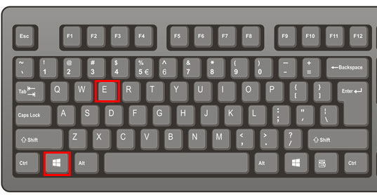Windows + E