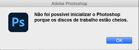 disco de trabalho do photoshop completo windows