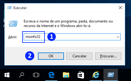 executar msinfo32