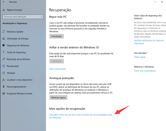 Aprenda como fazer uma instalação limpa do Windows para iniciar uma nova experiência