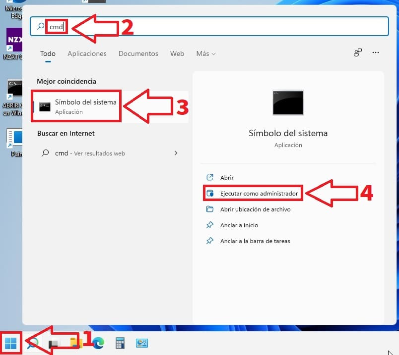 Windows 11, execute o cmd como administrador
