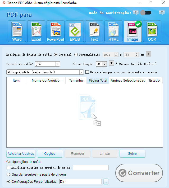 converter pdf para imagem (jpg/png/gif/tiff/bmp)