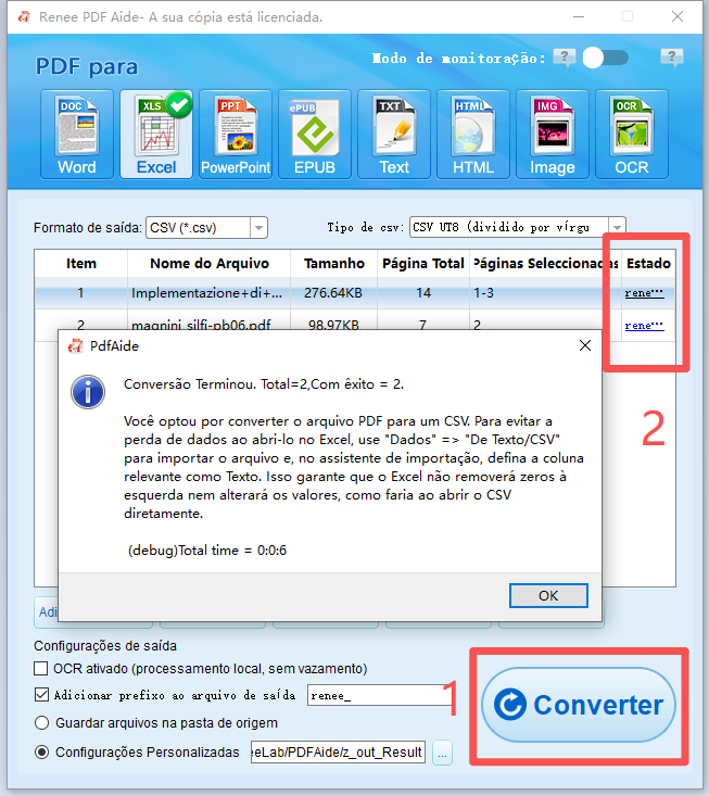 converter pdf para excel